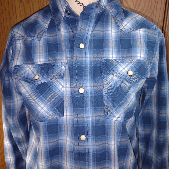 Plaid, Snap Shirt 14/16 - Picture 4 of 8